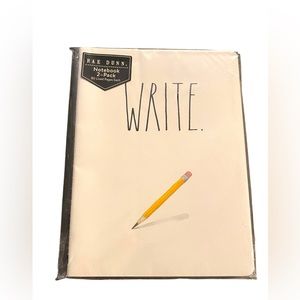 Rae Dunn 2-Pack WRITE/EXPLORE Notebook